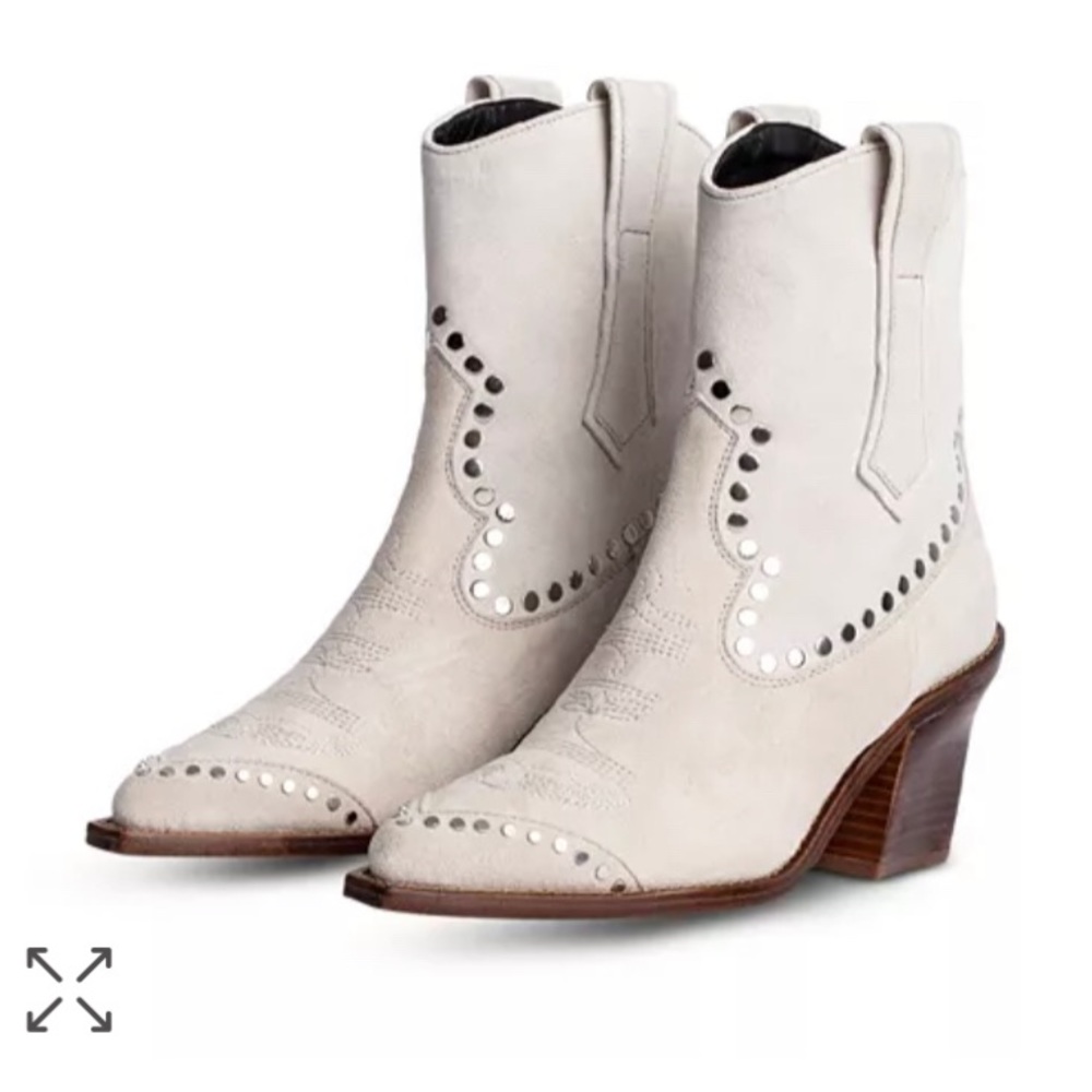 Zadig & Voltaire Women’s Cara Studded Western Block Heel Booties